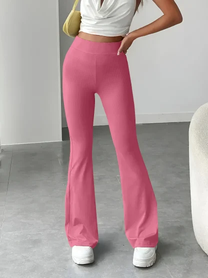 Pink Flare Pants