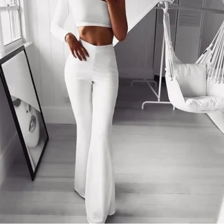 High-Waisted Flare Pants